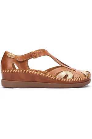 Pikolinos Schoenen, Dames, Bruin, 36 EU, Bruin Leren Dames Sandaal