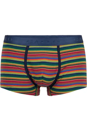 Gallo Ondergoed, Heren, Veelkleurig, S, Katoen, Groene Gestreepte Katoenen Boxershorts