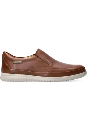 Mephisto Schoenen, Heren, Bruin, 47 EU, Leer, Bruine Instapper 