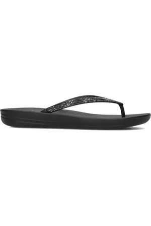 FitFlop Schoenen, Dames, Zwart, 40 EU, Zwarte Strass Slippers