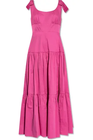 Kate Spade Kleedjes, Dames, Roze, S, Katoen, Jurk met bandjes