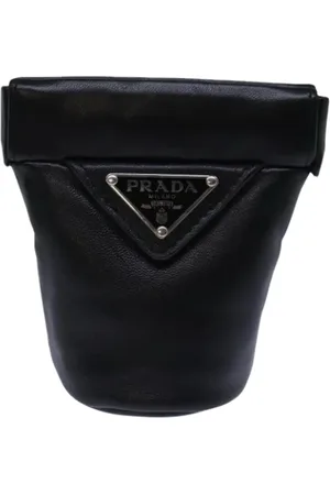 Prada Pre-owned, Dames, Zwart, ONE Size, Leer, Pre-owned Leather prada-bags