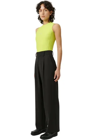 Soulland Tops, Dames, Groen, L/Xl, Mira Mouwloze Top Oranje Zwart