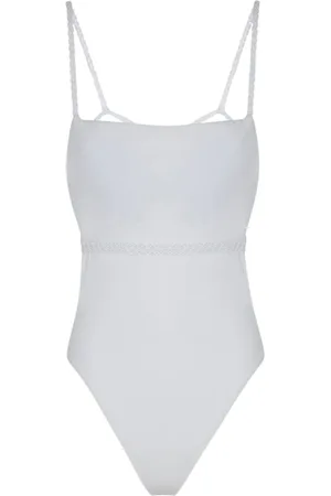 F**K Badkleding, Dames, Wit, S, Monokini Clear