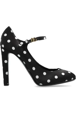 Dolce & Gabbana Schoenen, Dames, Zwart, 37 EU, Satijn, Satijnen hoge hakken