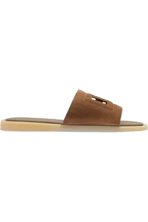 Dolce & Gabbana Schoenen, Heren, Bruin, 46 EU, Suède, Suède pantoffels