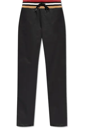 Moschino Broeken, Heren, Zwart, M, Katoen, Straight-leg broek