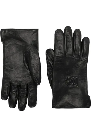 Dolce & Gabbana Accessoires, Heren, Zwart, 8 1/2 IN, Stijlvolle Handschoenen voor Modieuze Look