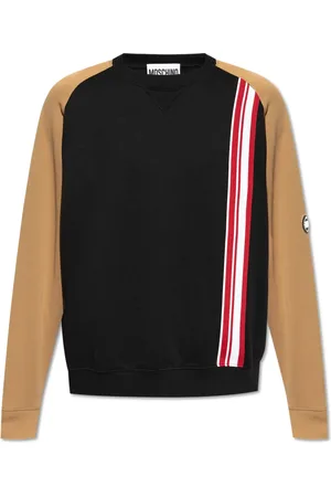 Moschino Sweatshirts & Hoodies, Heren, Veelkleurig, S, Katoen, Sweatshirt met een patch
