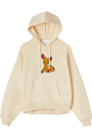 Axel Arigato Sweatshirts & Hoodies, Dames, Geel, M, Katoen, Jeneverbes Applicatie Hoodie