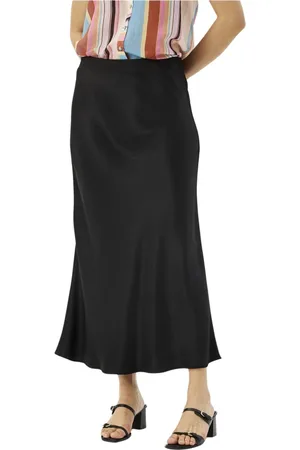 In Front Rokken, Dames, Zwart, S, Elegante Esmeralda Rok Zwart