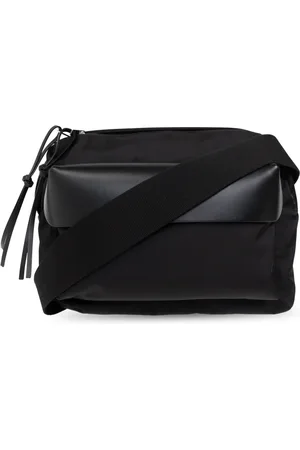 Jil Sander Tassen, Heren, Zwart, ONE Size, Leer, Schoudertas