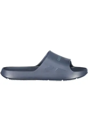 Carrera Schoenen, Heren, Blauw, 41 EU, Blauwe Polyethyleen Pantoffels Druk Logo