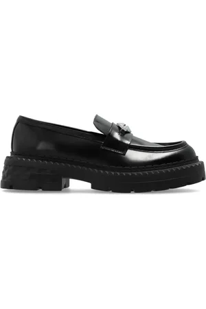 Jimmy Choo Schoenen, Dames, Zwart, 36 EU, Leer, Marlow Loafers