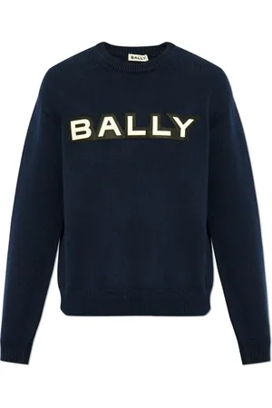 Bally Truien, Heren, Blauw, XL, Wol, Trui met logo