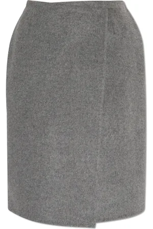 Herskind Rokken, Dames, Grijs, XS, Wol, Macha Rok