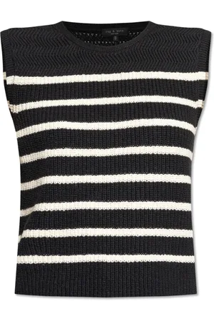 RAG&BONE Truien, Dames, Zwart, S, Katoen, Vest Jen