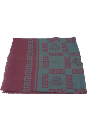 VERSACE Accessoires, Dames, Veelkleurig, ONE Size, Luxe Medusa Cashmere Sjaal