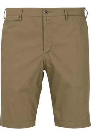 PT Torino Korte broeken, Heren, Groen, M, Katoen, Groene Katoenen Shorts met Zakken