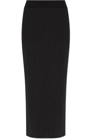 Jil Sander Rokken, Dames, Zwart, S, Gestreepte Rok