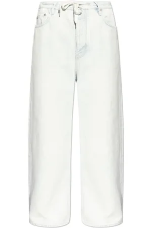 Balenciaga Jeans, Heren, Blauw, S, Katoen, Wijde jeans
