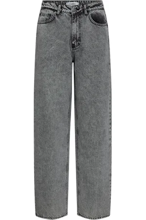 Co`Couture Jeans, Dames, Grijs, L, Katoen, Nieuwe Vikacc Jeans Broek Mid Grey