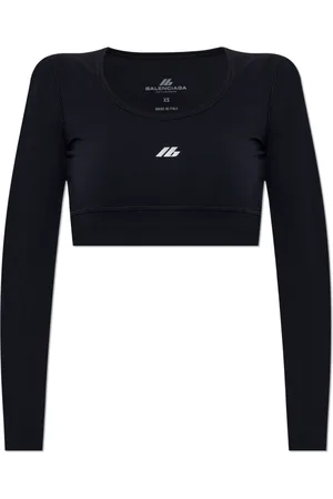 Balenciaga Sport, Dames, Zwart, M, Sporttop met logo