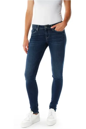 Pepe Jeans Jeans, Dames, Blauw, W30 L32, Denim, Jeans