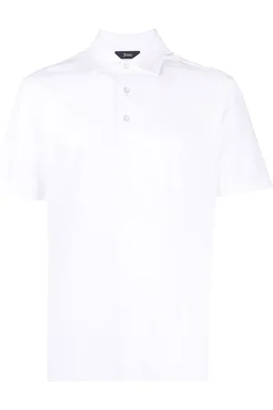 HERNO Tops, Heren, Wit, S, Katoen, Stijlvolle Witte T-shirt en Polo Combo
