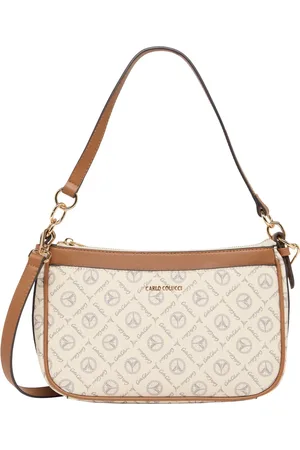 Carlo Colucci Tassen, Dames, , ONE Size, Handtas met Logoprint