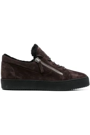 Giuseppe Zanotti Schoenen, Heren, Bruin, 42 1/2 EU, Leer, Sneakers
