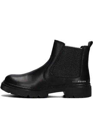Bullboxer Schoenen, Dames, Zwart, 38 EU, Leer, Glitter Chelsea Boots voor meisjes