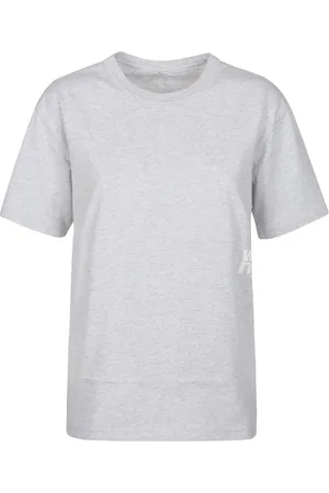Alexander Wang Tops, Dames, Grijs, S, Katoen, T-Shirts