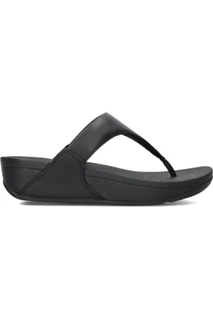 FitFlop Schoenen, Dames, Zwart, 40 EU, Zwarte Leren Slippers