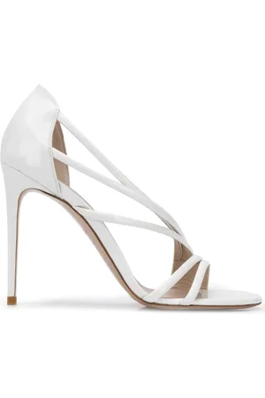 LE SILLA Schoenen, Dames, Wit, 41 EU, Leer, Flat Sandalen