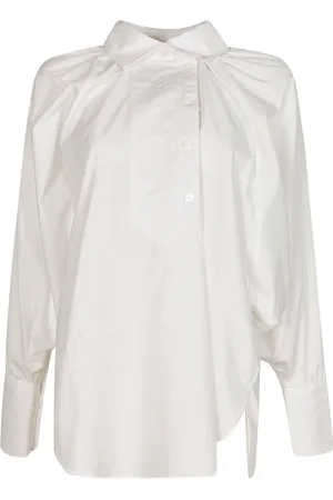 Patou Blouses & Shirts, Dames, Wit, S, Witte Herenoverhemd