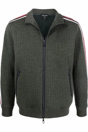 Giorgio Armani Sweatshirts & Hoodies, Heren, Groen, L, Katoen, Jassen