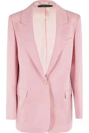 FEDERICA TOSI Jassen, Dames, Roze, S, Stijlvolle Jas voor Vrouwen