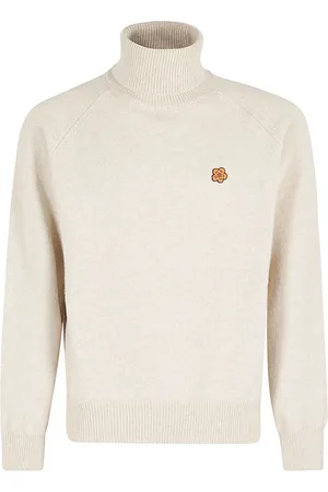 Kenzo Truien, Heren, , S, Wol, Boke Flower Turtleneck Sweater