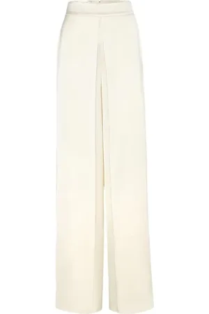 MVP Wardrobe Broeken, Dames, , S, Leer, Hoge Taille Palazzo Broek
