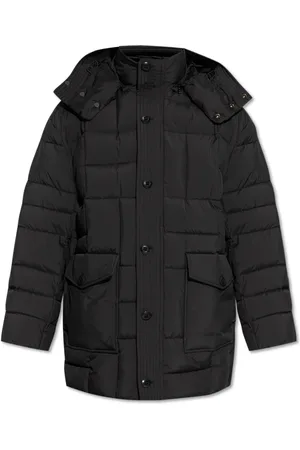 Kenzo Jassen, Heren, Zwart, L, Leer, Geïsoleerde Jas