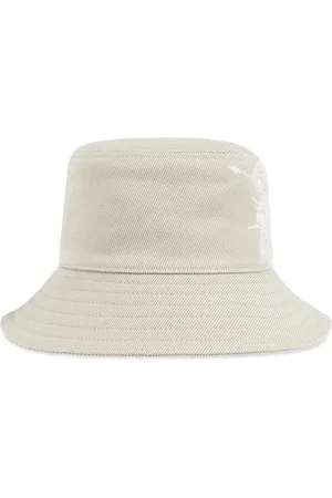 Burberry Accessoires, Heren, Grijs, M, Katoen, Katoenen Hoed