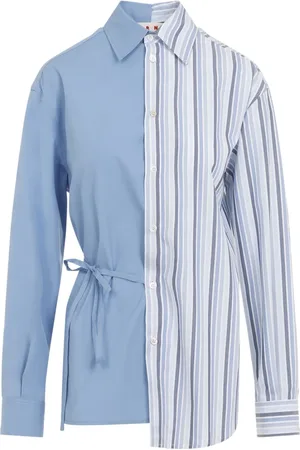 Marni Blouses & Shirts, Dames, Veelkleurig, XS, Katoen, Lake Shirt