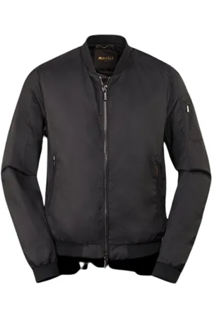 MOORER Jassen, Heren, Zwart, 2Xl, Aviator Bomber Jas