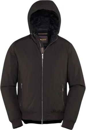 MOORER Jassen, Heren, Groen, 2Xl, Capuchonbomberjack Acqua-lijn
