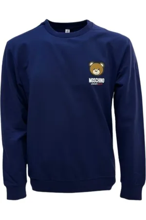 Moschino Sweatshirts & Hoodies, Heren, Blauw, 2Xl, Herenondergoed Toy Sweatshirt