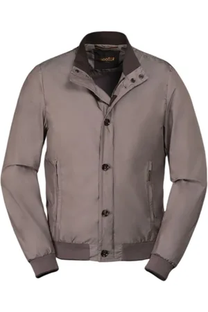 MOORER Jassen, Heren, Bruin, M, Iridescent Taffeta Bomber Jacket