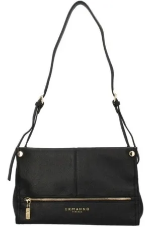 ERMANNO SCERVINO Tassen, Dames, Zwart, ONE Size, Leer, Crossbody Tas Posey