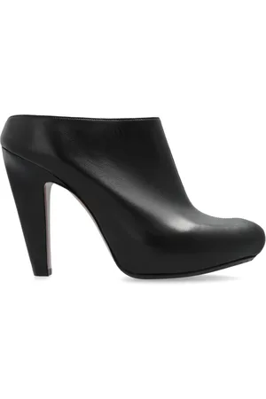 Alexander McQueen Schoenen, Dames, Zwart, 40 EU, Leer, Leren hoge hakken