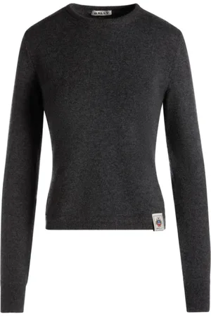 Bally Truien, Dames, Grijs, S, Kasjmier, Trendy Sweater Selection